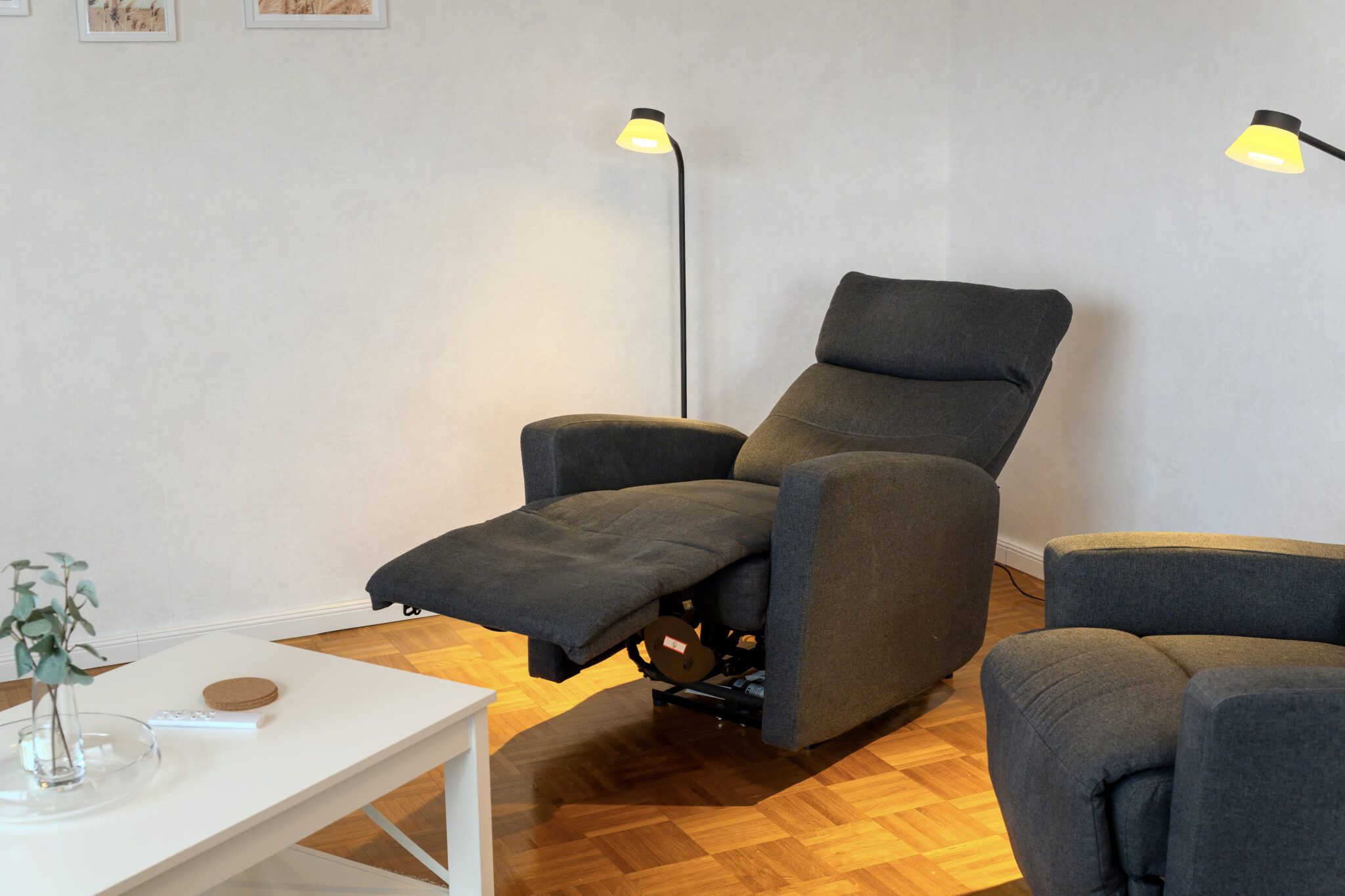 Gemütlicher Relaxsessel im Wohnbereich